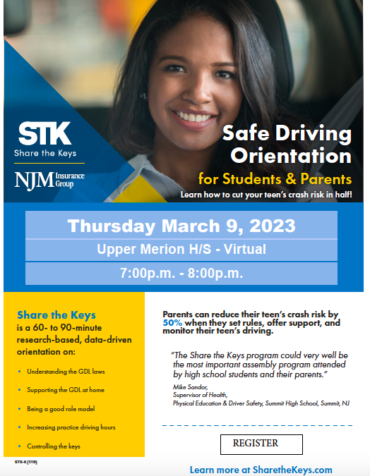 We are co-hosting this free webinar with CAST for students and parents to learn how to cut teen accidents in half! Sign up at us06web.zoom.us/webinar/regist…