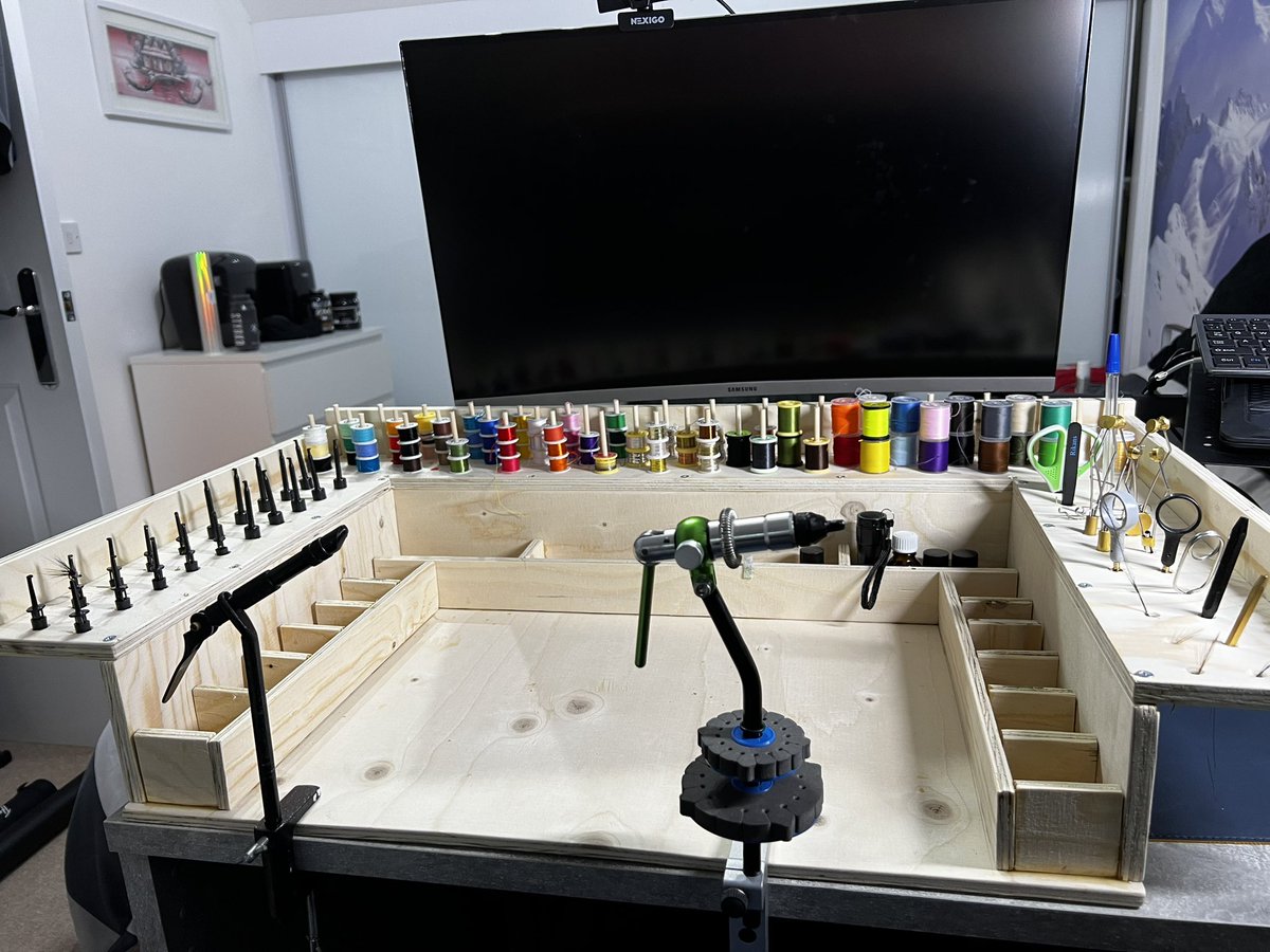 Mindfulness… I tie my own flies for fly-fishing and in the last week have been building a fly-tying station. I’m sure not many of you will appreciate it but trying to highlight the need to have hobbies/projects that are not medicine! #mindfullness #flyfishing #emergencymedicine