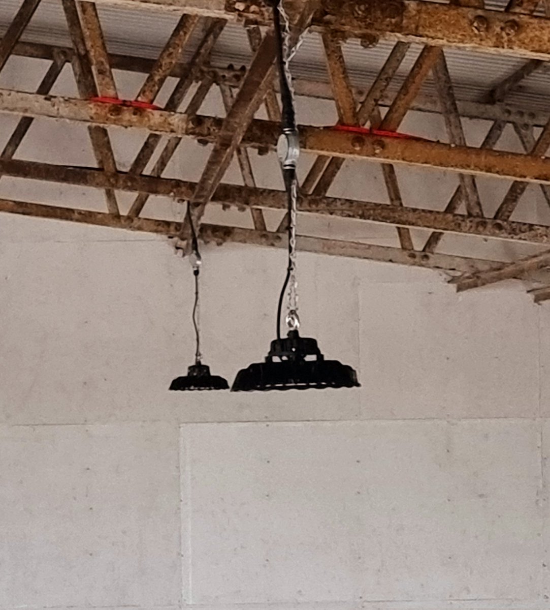 DK_Elecservices's tweet photo. Some recent lighting upgrades at Lydd Airport in a Hangar and around main building. #sparkslife #electricalcontractor #ledlighting #Airportlighting #Niceicapprovedcontractor.
Using at @belllighting ufos in hangars and @ansell_lighting Aztec asymmetric coastals on main building. https://t.co/iP0S9qDTmS