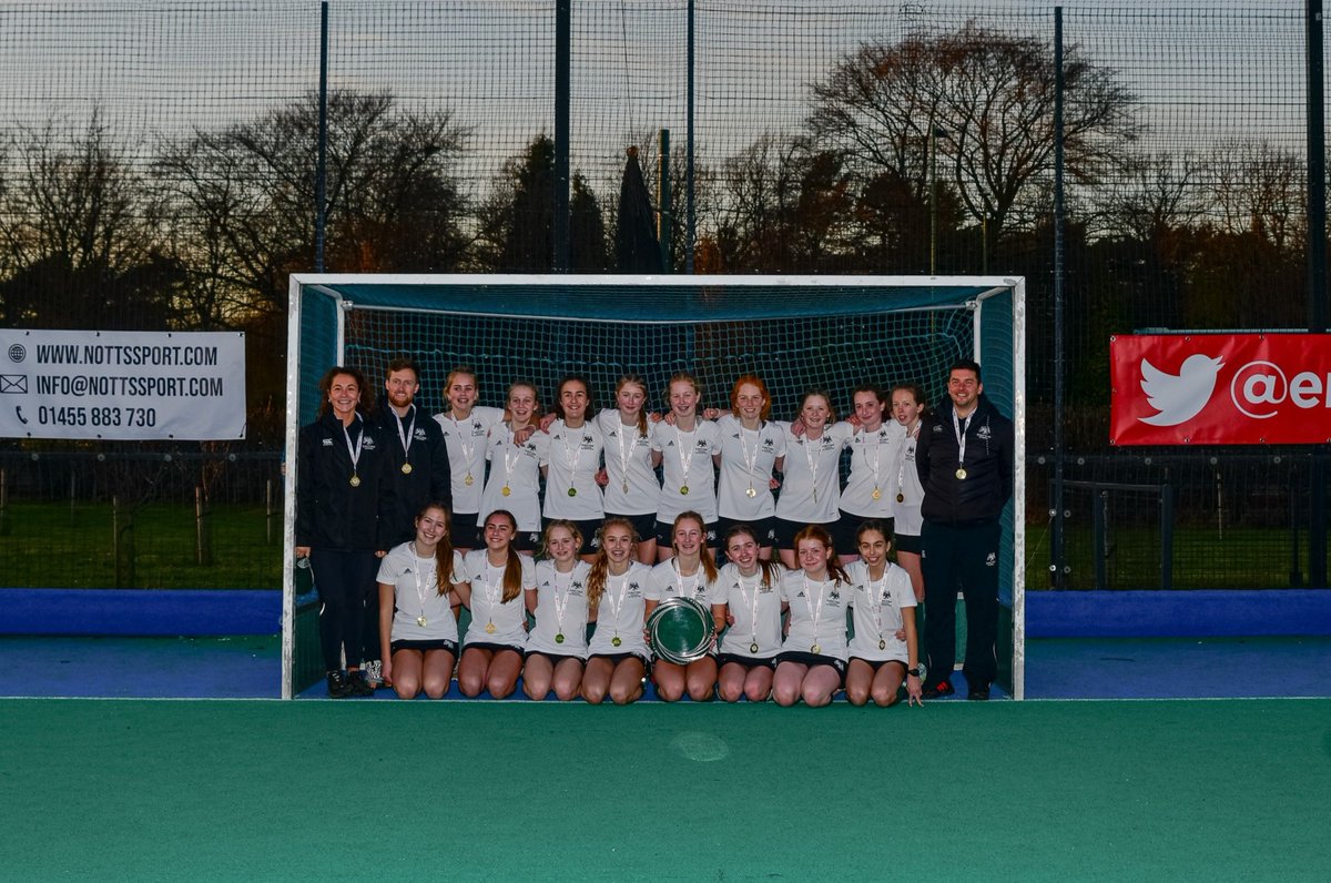 EnglandHockey's tweet photo. Fantastic day at the @NottsSport Girls Schools Championship Finals in Nottingham 🏆 

Congratulations to our 2023 Champions🎉

🏆 U14 T2 - @StJohnsSurrey 
🏆U16 T3 - Kirkby Stephen Grammar School
🏆 U18 T4 - @MillHillSenior https://t.co/9afJMbbW29