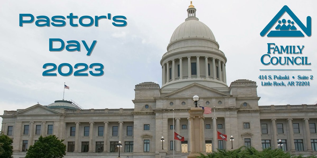 BaptistTrumpet's tweet photo. Family Council to Host Pastor's Day At The Capitol – On Tuesday, February 7, Pastors’ Day At The Capitol will begin at 8:30 AM Tuesday, February 7, and will last until approximately 1:00 PM. For more information contact Family Council at (501) 375-7000. https://t.co/5ajlXeuHvg