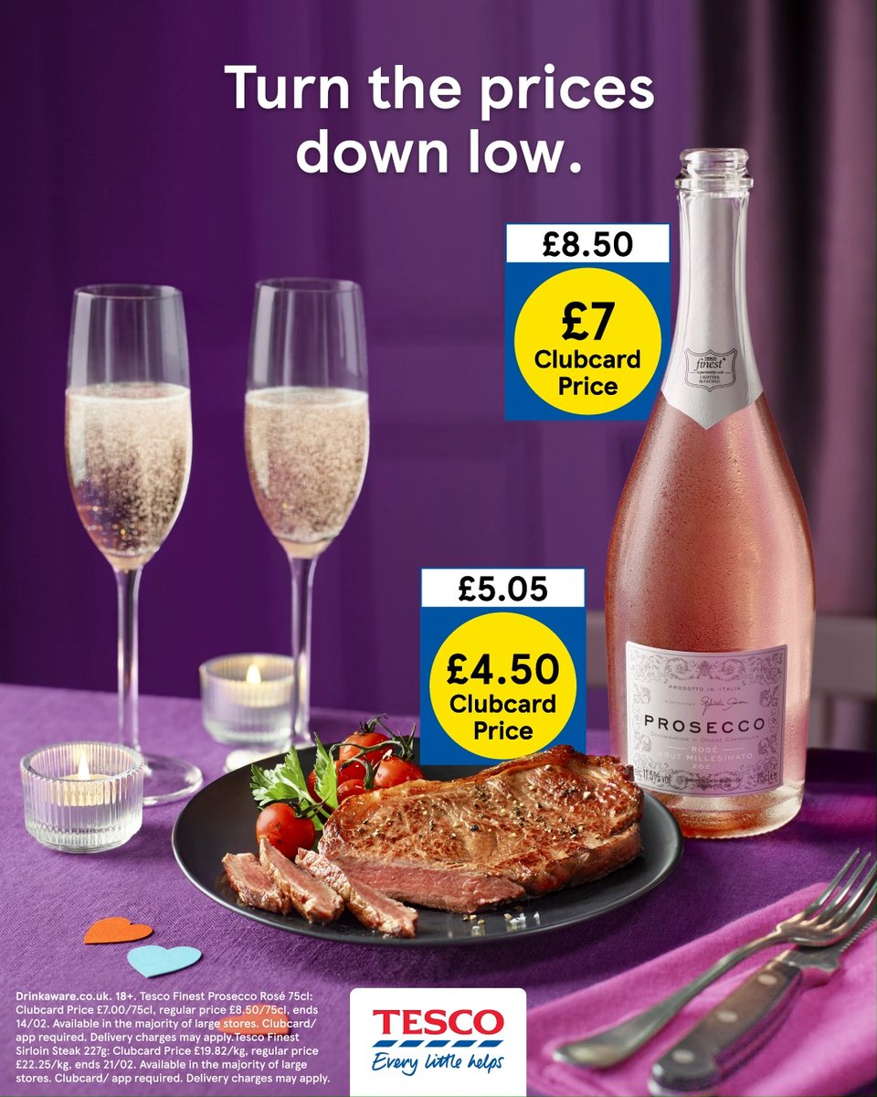 Tesco on Twitter "Turn up the romance this Valentine’s Day with 