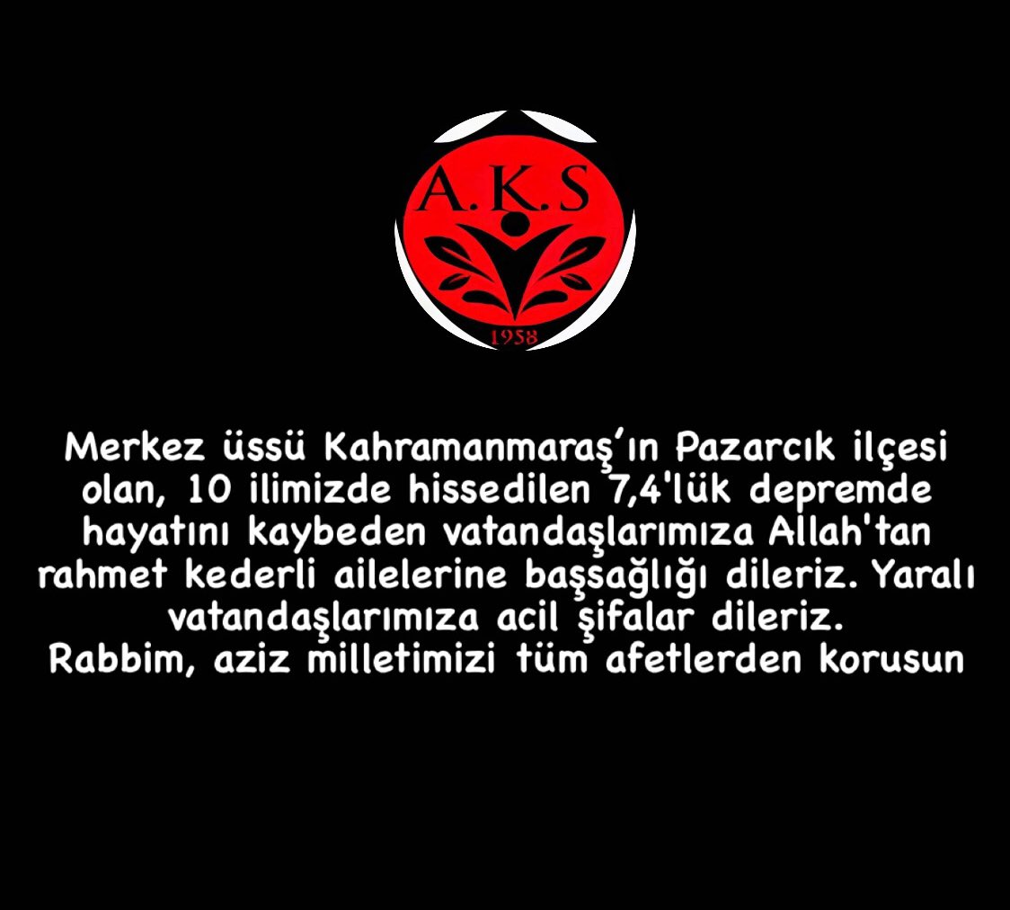 Geçmiş olsun Türkiyem 🙏 #deprem