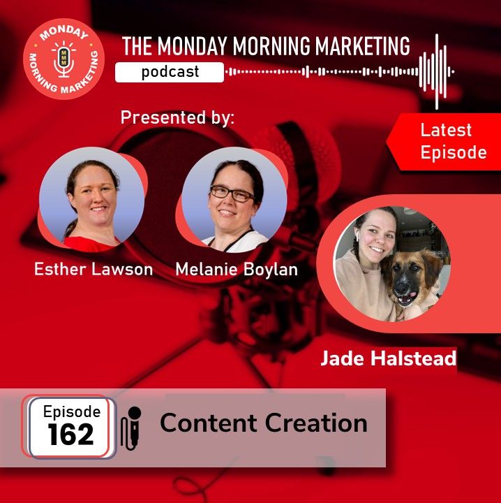 Out today in Episode 162 - Content Creation, the ladies speak to Jade Halstead about how and why to do it. Build up your knowledge every week with MMM!

▸ bit.ly/MMMPod162
<a href="/IPAGroupEn/">IPA Group</a>
<a href="/STOMPSMTraining/">Melanie Boylan</a>
<a href="/LadyJadeSocial/">Jade Halstead</a>

#marketing #podcast