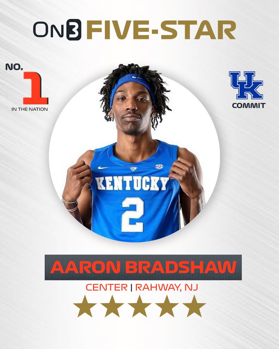 Kentucky signee Aaron Bradshaw stays at No. 1 in the updated 2023 On3 150 A Breakdown | on3.com/college/kentuc…