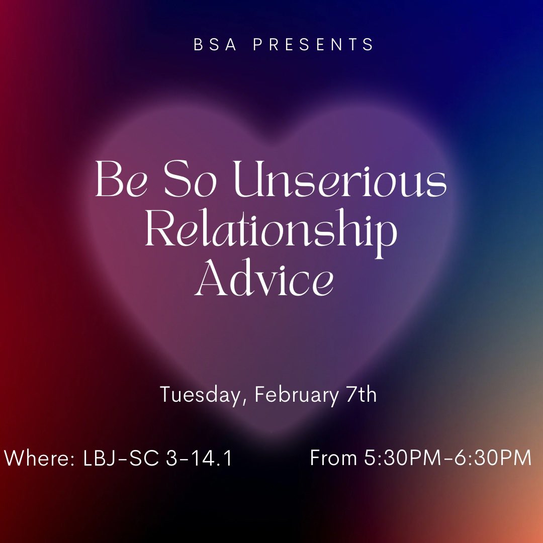 We have another juicy meeting for you guys this Tuesday!!! Come out and get that relationship advice you been looking for from your BSA Fam 🫵🏽 Same place and same time! This meeting is not one to miss 🤭