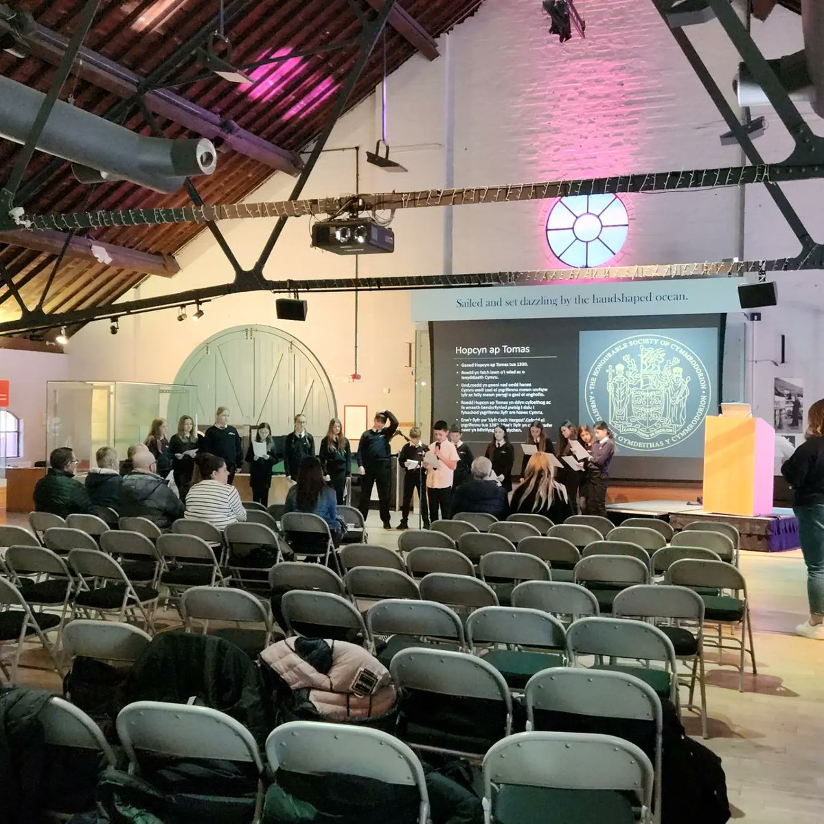 A true pleasure seeing the efforts of 7B and 7W @ysgolbryntawe come to fruition, presenting their findings on Unit 1 of AoLE Languages:'Heroes of my Languages'. Our thanks to <a href="/museumwales/">Museum Wales</a> for the welcome! <a href="/CymraegBrynTawe/">Cymraeg Bryn Tawe</a> <a href="/englishbryntawe/">Naomi Tootill-Evans</a> @ieithoedd_bryntawe #enrichmentexperience