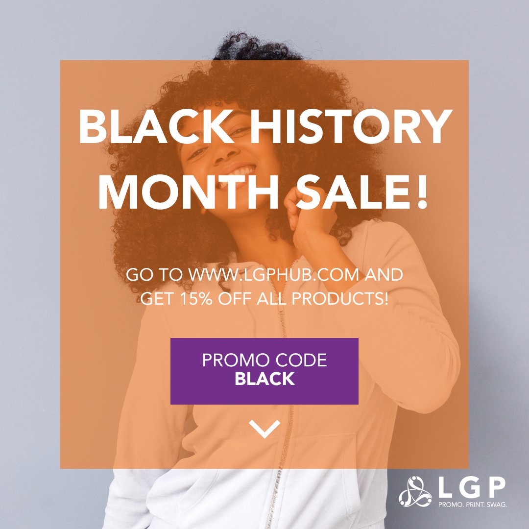 LgpHub's tweet image. You can get 15% off ALL our products THIS MONTH! Head to our website to take advantage of this sale! #brandingiseverything #LGP #WeMakeItSimple #Marketing #promotionalproducts #Swag #SmallBusiness #BlackOwnedBusiness