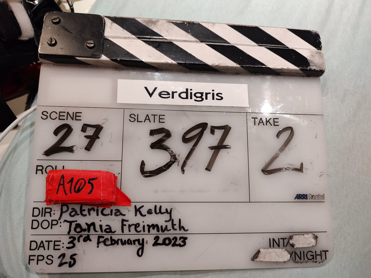 VerdigrisFilm's tweet photo. That's Verdigris all wrapped up. 15 phenomenal days with an incredible cast &amp; crew. Thank you SO much to everyone who helped, supported &amp; encouraged us.🥰 Excited to begin post-production. Pics @eleanorrogers_
#irishfilm #featurefilm #Verdigrisfilm  #irishactors #irishcrew https://t.co/dUKxVwekeo