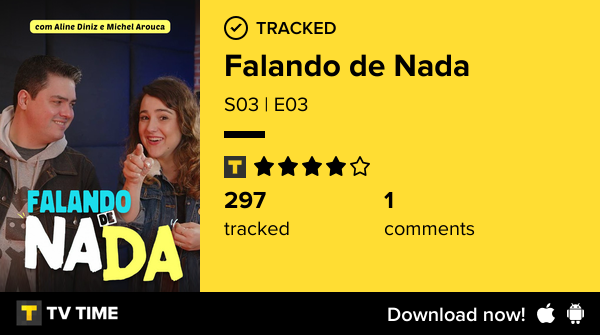 _MeninoErick's tweet photo. I've just watched episode S03 | E03 of Falando de Nada! #talkingaboutnothing  https://t.co/EH2xWzxxWv #tvtime https://t.co/ptvYDiunHy