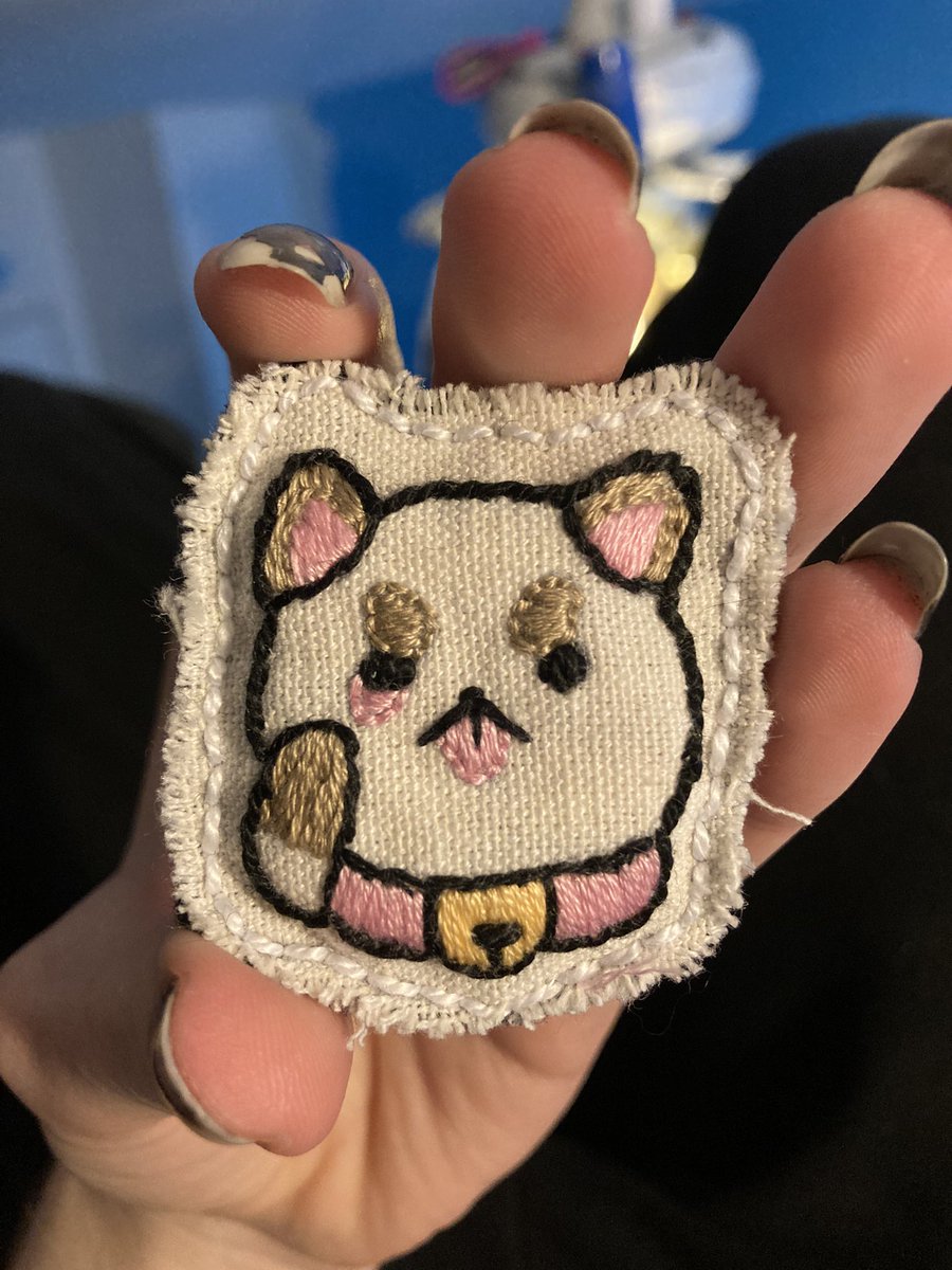 bittartbuck's tweet photo. Here are some patches I’ve made recently !!! Plus fruits that didn’t come out so hot https://t.co/oFfc4ru7Uo