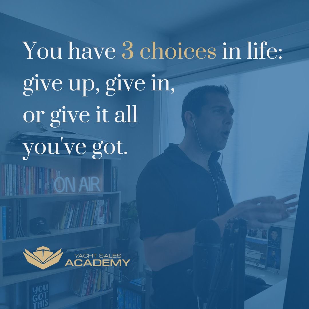 📍❤️ It's the start of a new week... what choice are you making?
.
.
.
.

#motivationdaily #mindsetshift #inspiringquotes #entrepreneurslife #quotesforyou #yachtsalesacademy #yachtsales #yachtbroker #boating #bossmindset #boatingislife #mondaymantra #betterthanyesterday