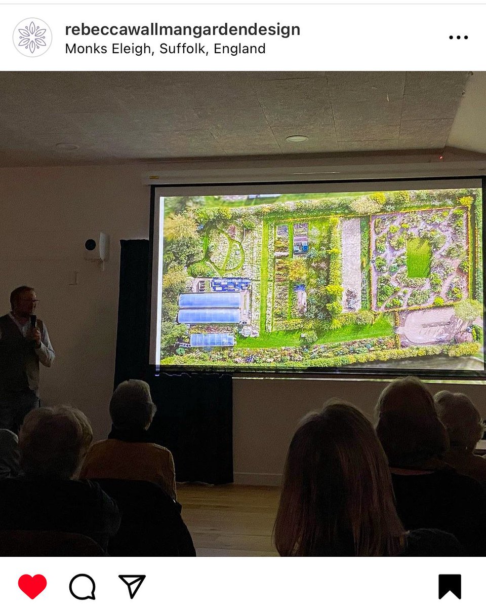 Great to see an aerial photo of The Land by <a href="/ApexDronePhoto/">Apex Drone Photography</a> being put to good use in a presentation by <a href="/stevenedney4/">Steven Edney</a>. Photo courtesy of {rebeccawallmangardendesign.co.uk} #gardening #gardenlife #horiculture #drone #photo #video #gardendesign <a href="/LouDowle/">Louise Dowle</a>