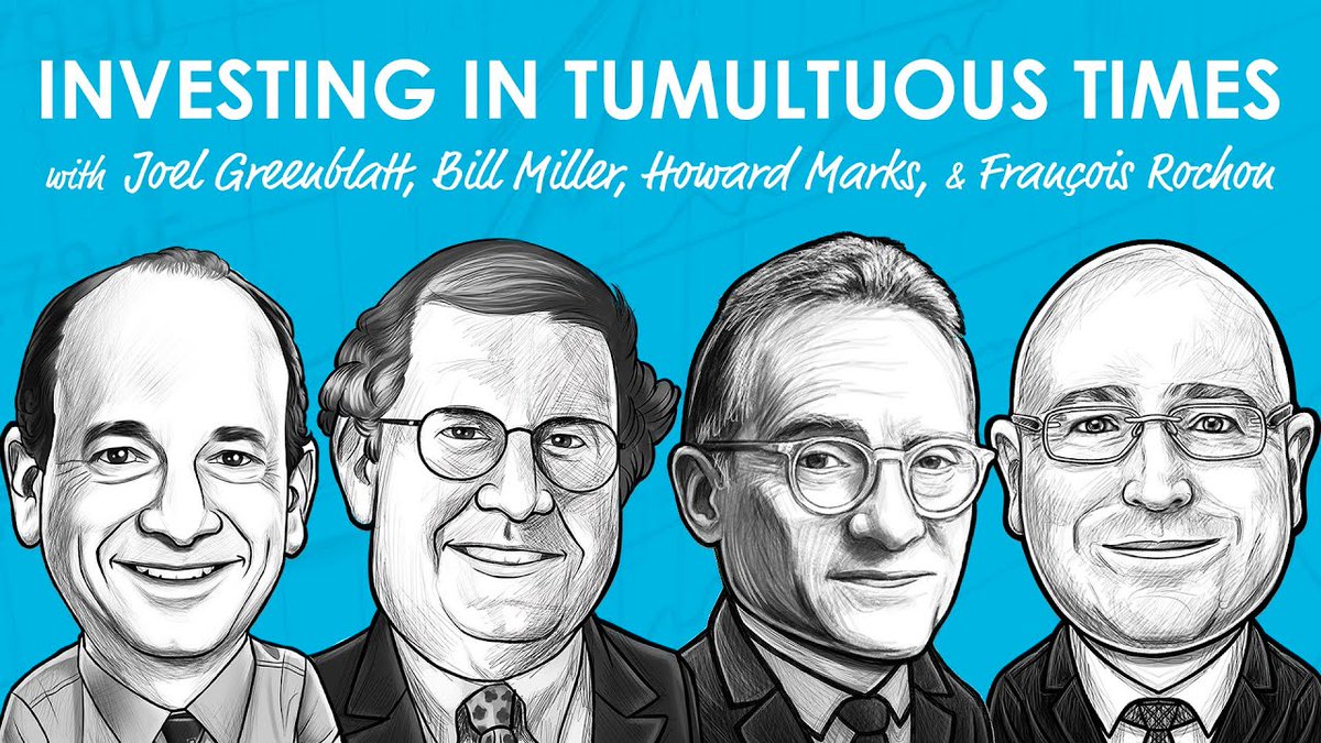 RunnymedeCap's tweet photo. Investing In Uncertain Times w/ Joel Greenblatt, Bill Miller, Howard Marks, François Rochon (RWH021) https://t.co/YhYxVEEIQr | @TIP_Network @williamgreen72 #JoelGreenblatt #BillMiller #HowardMarks #FrançoisRochon #PracticalLessons #Investing #WilliamGreen #RicherWiserAndHappier https://t.co/CnCBHj0XQ5