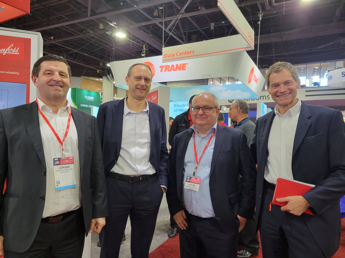 It’s great to be here at AHR Expo, meeting w/ customers, colleagues & showcasing our tech to address major trends such as #heatpumps , #UltraLowGWP #NatRef and much more!
 
#2023AHRexpo @ahrexpo @AHRIConnect @DanfossClimate @Danfoss