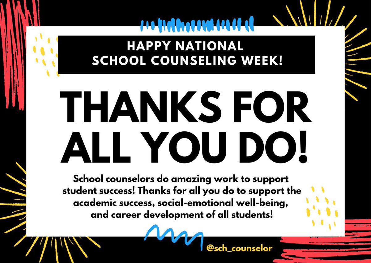 Happy National School Counseling Week 🎉🎉We appreciate all that you do to make MHS the best high school Ⓜ️🖤💙 <a href="/CavCounselors/">MHS Counselors</a>