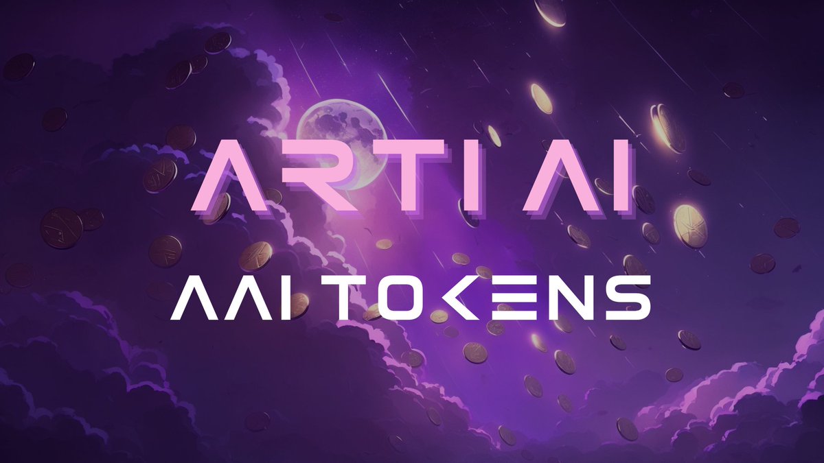 💠 Arti AI - $AAI Token 💠

The AAI tokens can be used for a range of different purposes, including:

Accessing the Arti AI Private platform: Users need to hold AAI tokens in order to access...

For more details: t.me/ARTIAI_CHANNEL…