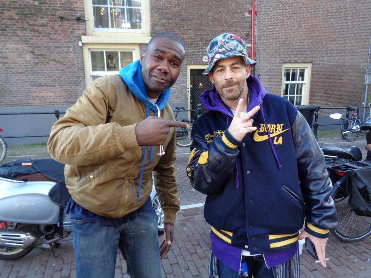 mikey mike@amsterdam with rapper and producer the alchemist
@Alchemist 
#rapper 
#producer 
#thealchemist 
#ftfreddiegibbs 
#ftbennythebutcher 
#stepbrothers 
#Dj 
#hiphop 
#alandanielmaman
#soulassassins 
#ftfranklucas