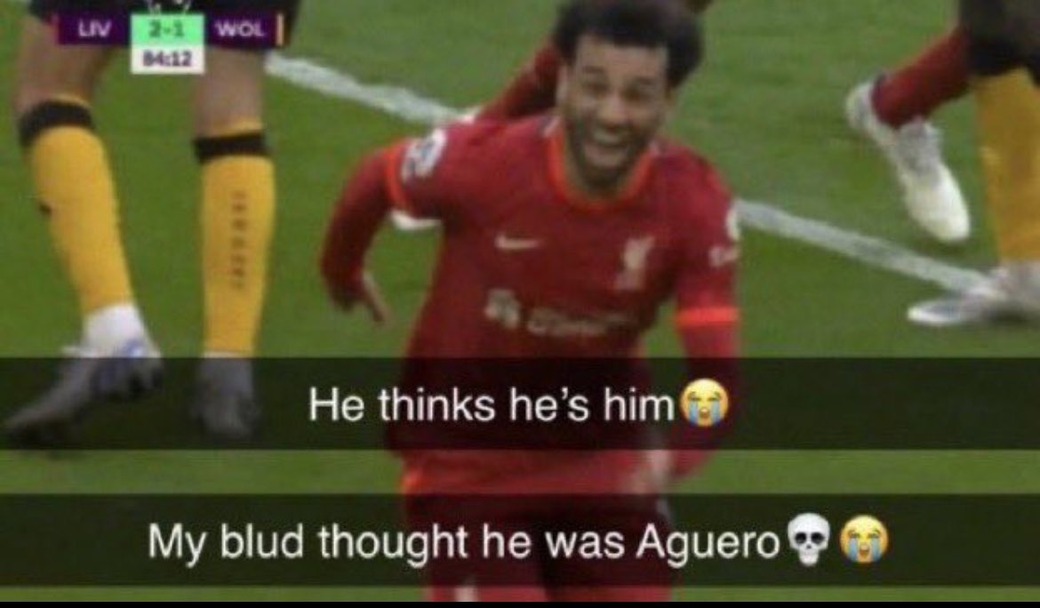 GoatedSalah's tweet photo. How are we going to tell Manchester City fans? 😭

My idol Mo Salah is him 👑🇪🇬 https://t.co/sVMWIt7Je9