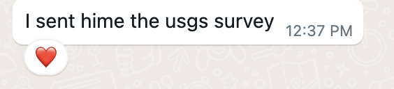 My partner's client felt and had questions about the #buffaloearthquake. I am so proud that this was his response! (ignore typos) lol

Sending people to reputable geology info is my love language.