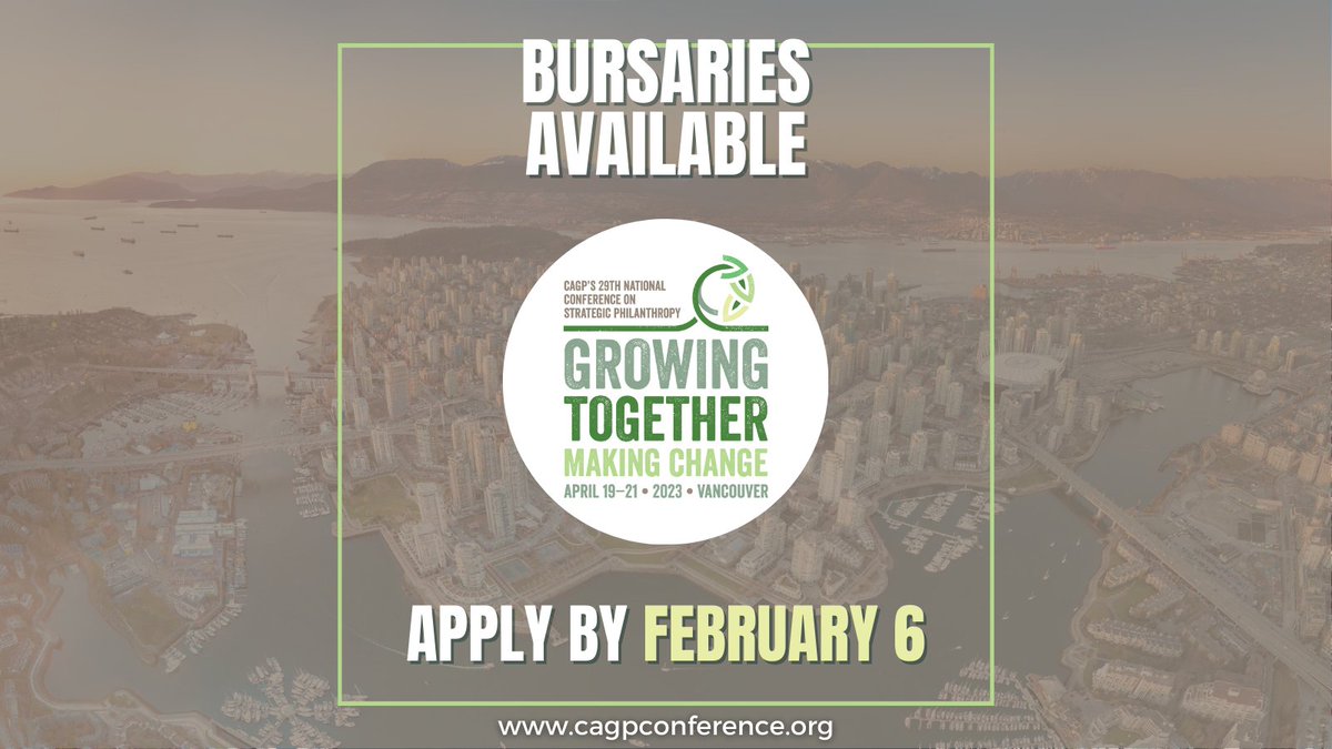 TODAY is the final day to apply for a CAGP Bursary to the National Conference. CAGP Alberta South Chapter has a local bursary specifically to help one of our members attend. If you are interested, apply here: cagpconference.org/bursaries/
