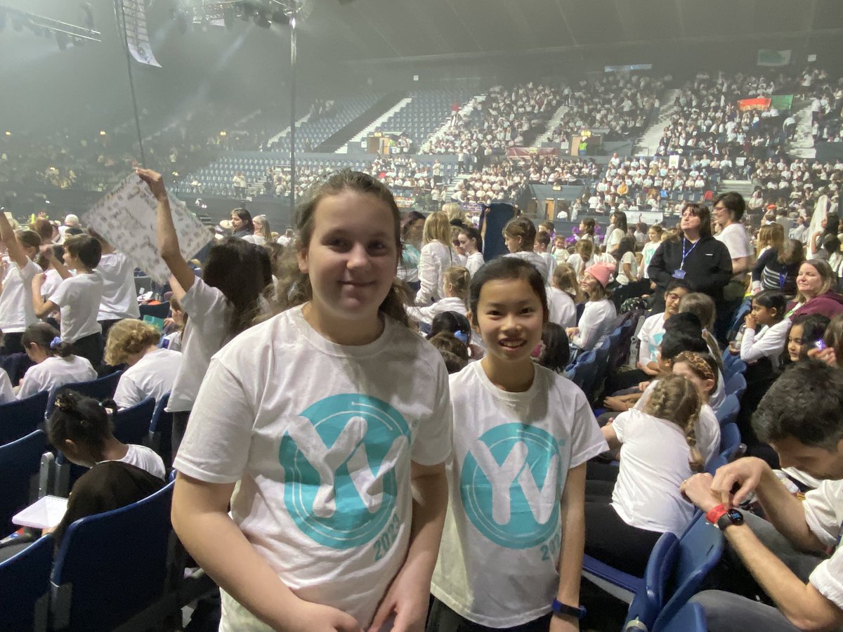 lady_bankes's tweet photo. Excited to perform at @YVconcerts this evening! #WembleyArena #Choir #TeamLB https://t.co/L6Hpijf1gs