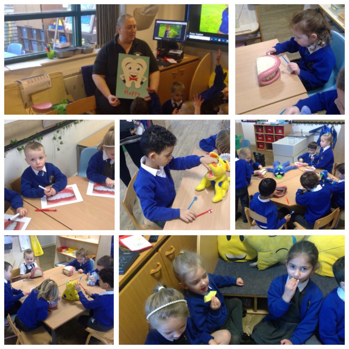 Reception1CMPS's tweet photo. Thank you to Talking Teeth for coming into Reception today and teaching us all about oral hygiene!!!
We especially liked eating the healthy fruits π
#reception #eyfs #talkingteeth #beautifulteeth https://t.co/4i2kPD5WDv