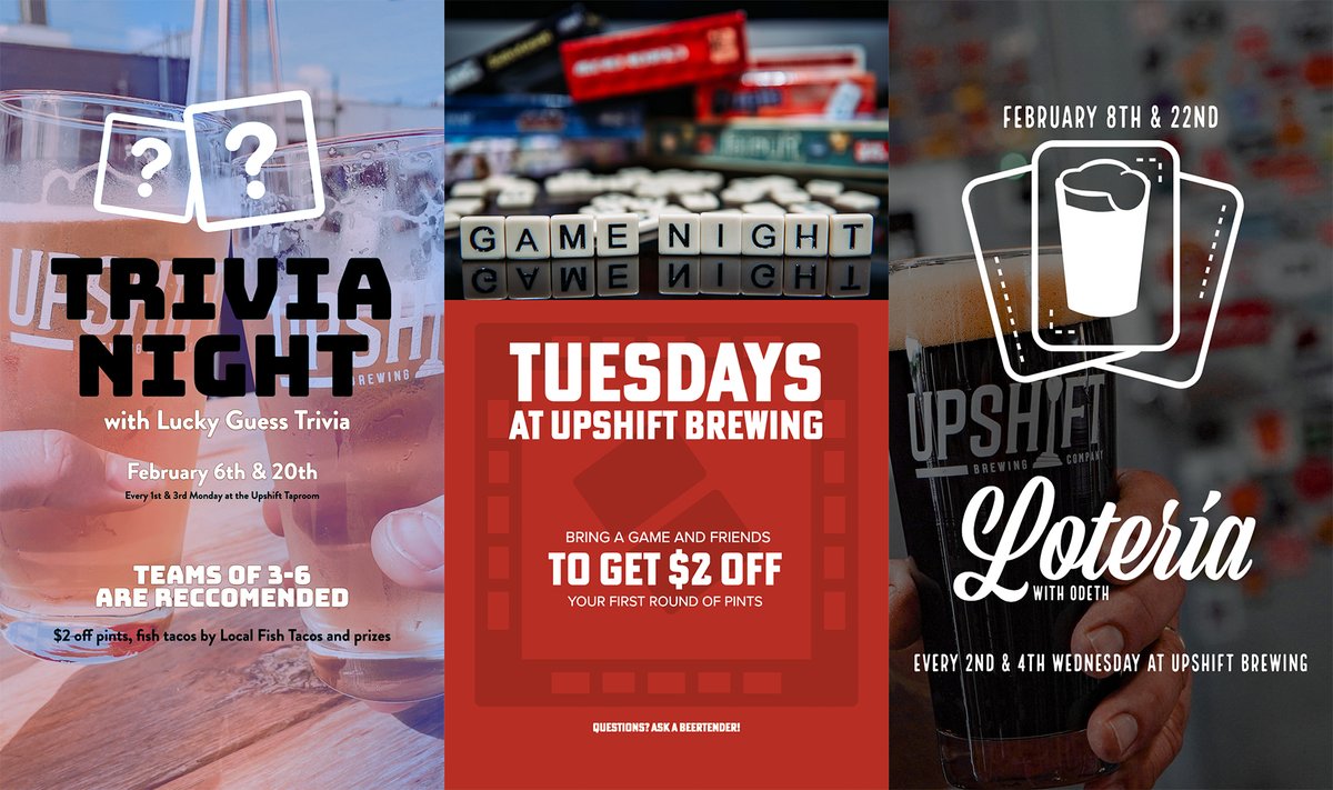 Upshift Brewing Company tweet media