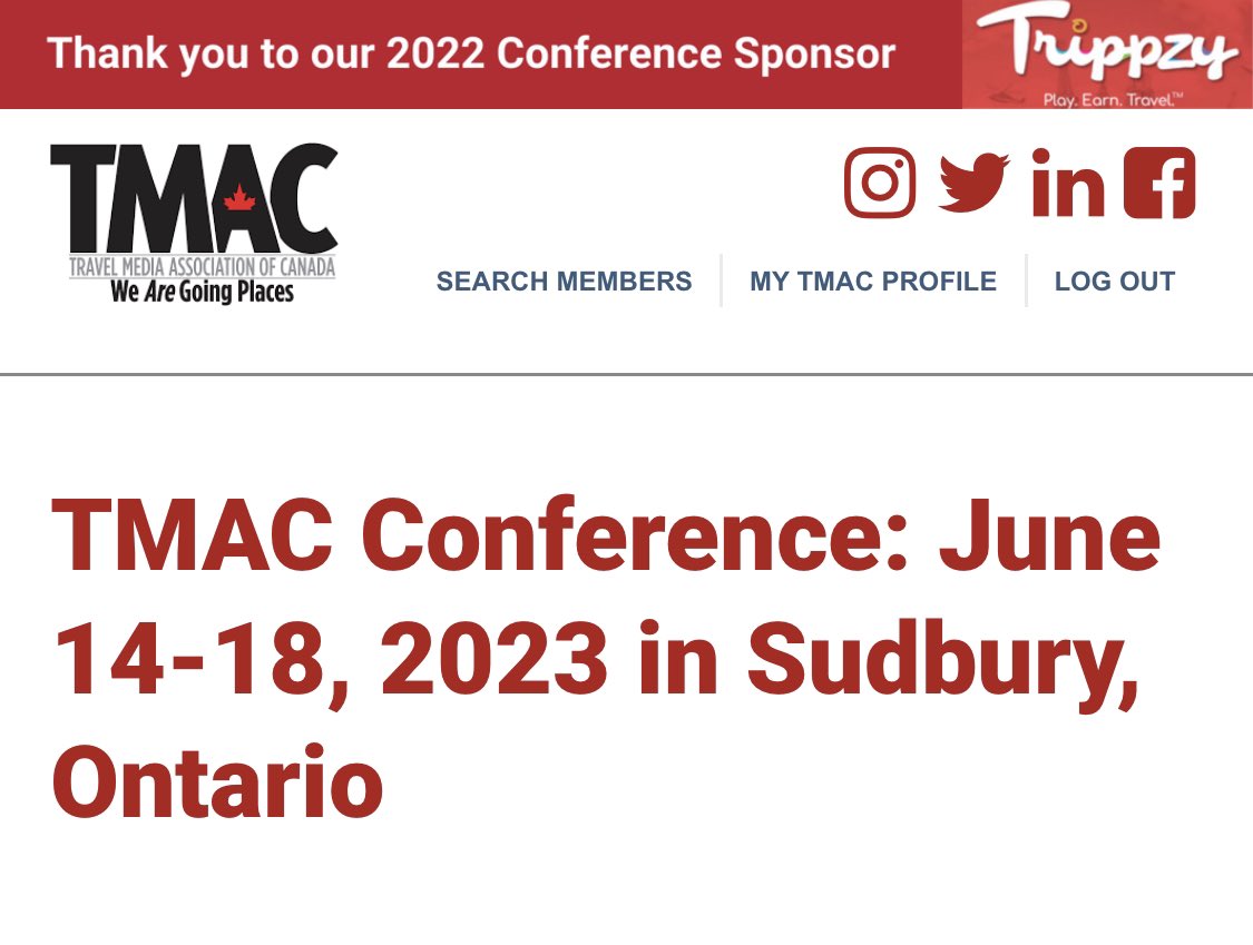 Just registered for the @TravelMediaCA conference in @SudburyTourism! Which of my #TMAC friends will I see there?? #tmactravel #travelmedia #travel