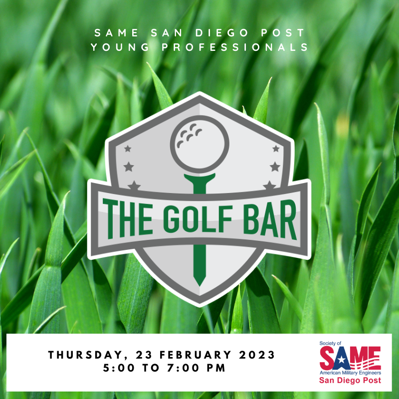 Join the San Diego Post Young Professionals for a social at the Golf Bar on February 23, 2023 from 5pm-7pm! Click the link below to register.
linktr.ee/SAMESDPost
