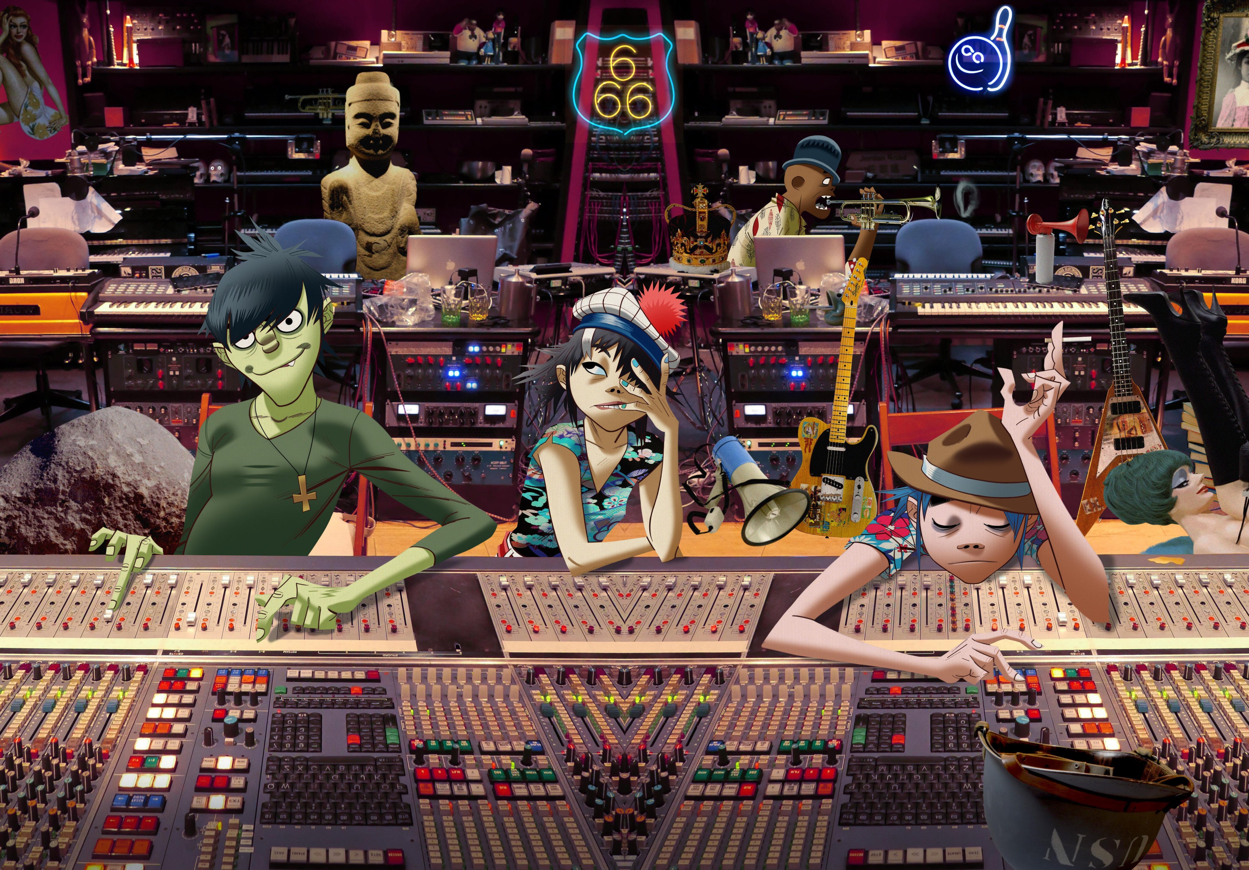 The Art of Gorillaz on X: 