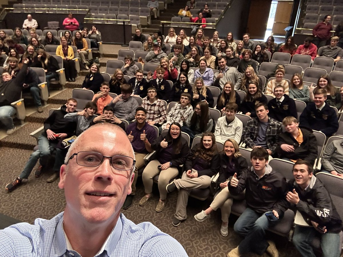Inspired by the student leaders from <a href="/IndianaFFA/">Indiana FFA</a> &amp; <a href="/OhioFFA/">Ohio FFA</a> @ @Huntingtonu today exploring how to chart their course in #agbioscience CC <a href="/AgriNovusIN/">AgriNovus Indiana</a> <a href="/FieldAtlas/">Field Atlas</a> <a href="/HuntingtonAg/">HU Ag Institute</a>
