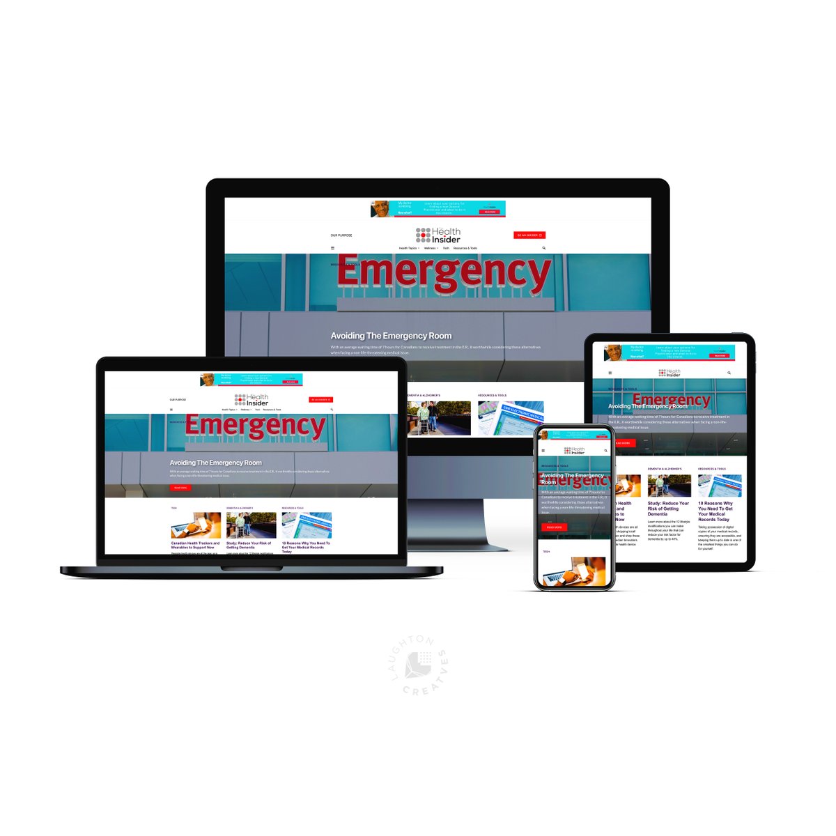 LCreatves's tweet photo. Featured Client: The Health Insider. An online guide for The Canadian Health Consumer. 
#WebsiteDesign #WebDesign #WebDevelopment #WebDeveloper #ResponsiveDesign #AdManagement #CorporateWebsiteDesign #CorporateDesign #LaughtonCreatvesan https://t.co/DKpSwvBmLA