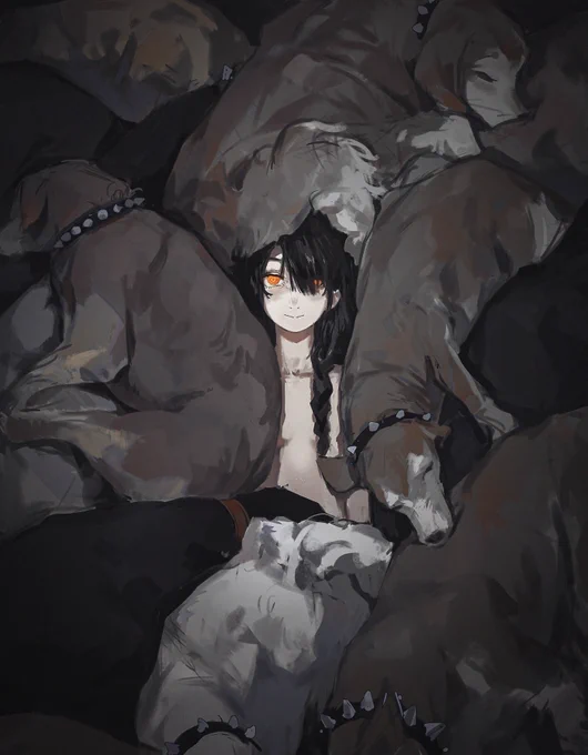 nayuta and her dogs 