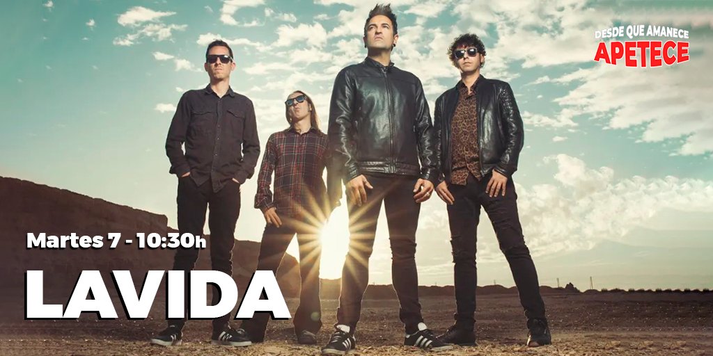 <a href="/marlenaoficial/">MARLENA</a> <a href="/DQABOMRadio/">Desde Que Amanece, Apetece. BOM Radio</a> <a href="/FernandiscoOK/">Fernandisco</a> Con su segundo álbum "Perseverantia",  <a href="/lavidasomos/">LAVIDA</a> estará con nosotros mañana para "Un Plan Mejor" 😜

¡¡No os lo perdáis en <a href="/DQABOMRadio/">Desde Que Amanece, Apetece. BOM Radio</a> con <a href="/FernandiscoOK/">Fernandisco</a>!! ☕