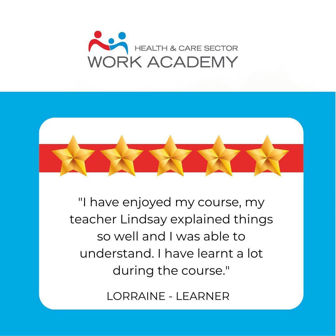 'I have enjoyed my course, my teacher Lindsay explained things so well, and I was able to understand. I have learnt a lot during the course.'

Lorraine - Learner ⭐⭐⭐⭐⭐

#healthcare #freecourses #peterborough #cambridgeshire #healthcarejobs #healthcaresector