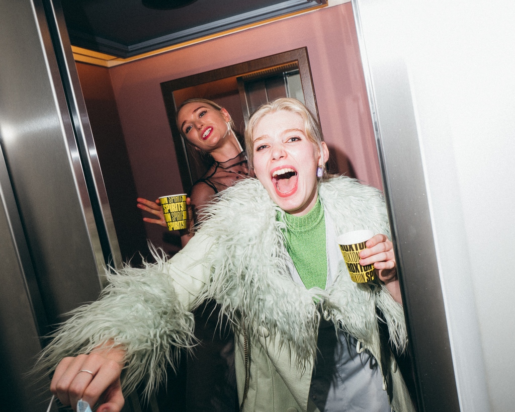 Us leaving the office after making it through Monday #hoxtonspirits