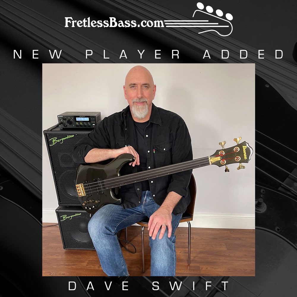Dave Swift added to our Players page. Check it out at fretlessbass.com  <a href="/daveswiftbass/">Dave Swift</a> <a href="/ibanezofficial/">Ibanez Guitars</a> #fretless #fretlessbass #bassguitar #nofretsnolimits #ibanez #music #guitar #musician #joolsholland