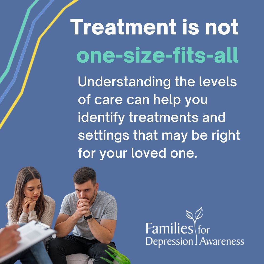 FamilyAware's tweet photo. Navigating the mental health system is difficult for everyone. The more you know about what different treatment settings offer and what treatments are available, the better you will be at supporting your loved one and advocating for their care.
#LevelsOfCare #Depression https://t.co/eghI6EyHkA
