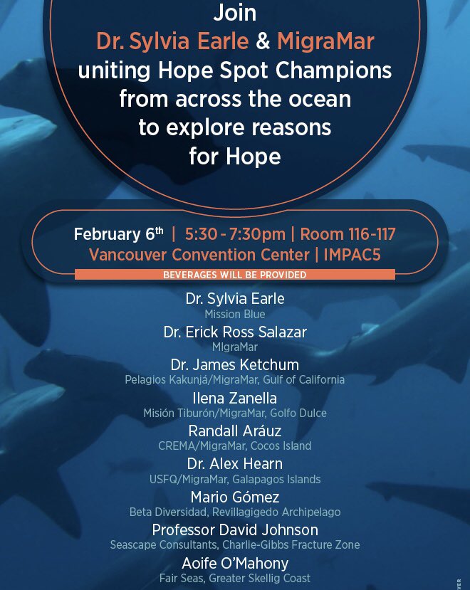 We are so honoured to be joining @SylviaEarle, @MissionBlue and other  Hope Spot champions from all over the world to celebrate the work being done to foster global respect for our shared ocean 🌊 

#FairSeas
#30x30 
#HopeSpots