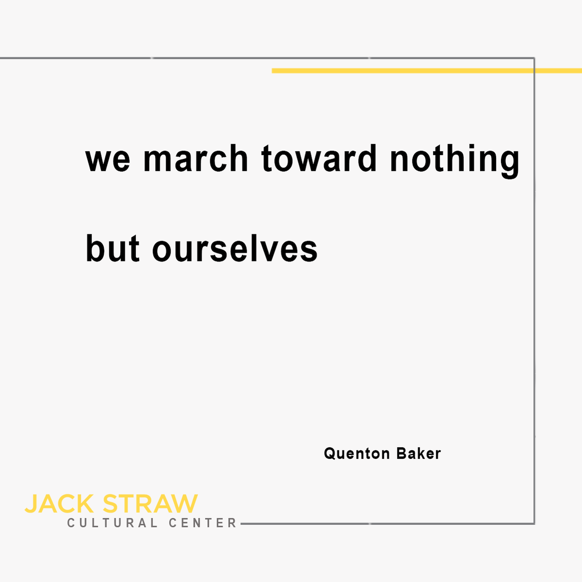 jackstrawarts's tweet photo. Our excerpt today comes from #JackStrawWriter @QuentonBaker.
#JackStrawWriters2017 #Poetry #RecordingStudio #SeattleRecordingStudio #Seattle #BlackWriters #BlackPoets #BlackHistoryMonth #BlackHistoryMonth2023 https://t.co/Kgcv7tyYiz