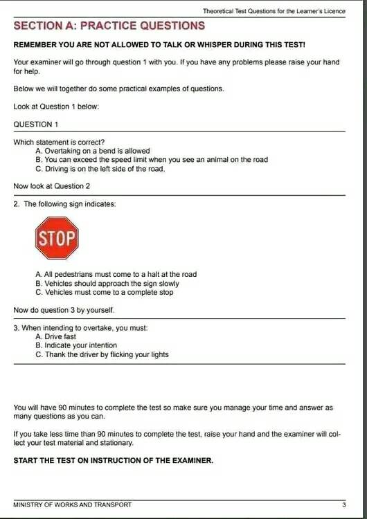 Learners License practise questions and answers thread 
youthspace.co.za #youth info