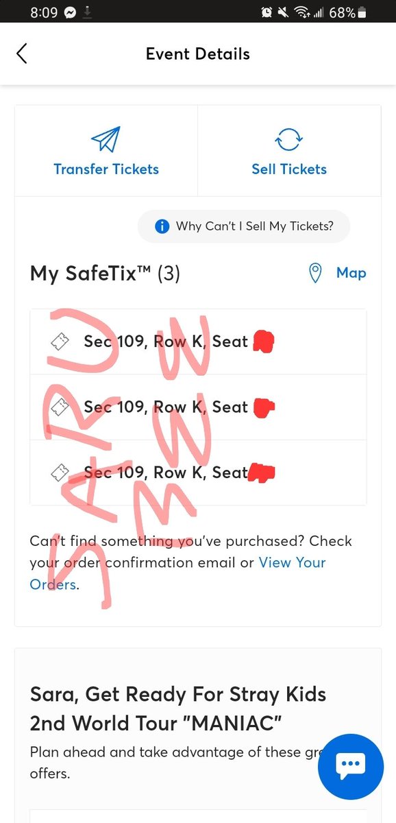 beato017's tweet photo. WTS 3x SKZ LA D1
Sec 109, Row K
$690 total (fv+fees+g&amp;s fee)
Paypal g&amp;s. Happy to video call/send recording/the works. Prefer to sell to a group of 3. 💚
#StrayKids_2ndWorldTour_MANIAC #wts_skz #straykidstickets #straykids_la https://t.co/rtECiKwKfZ