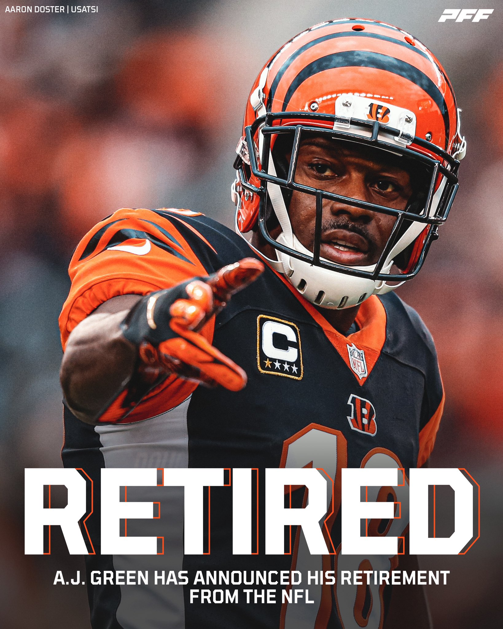PFF on Twitter: "A.J. Green has his retirement his IG https://t.co/6HMhgMWxS5" /