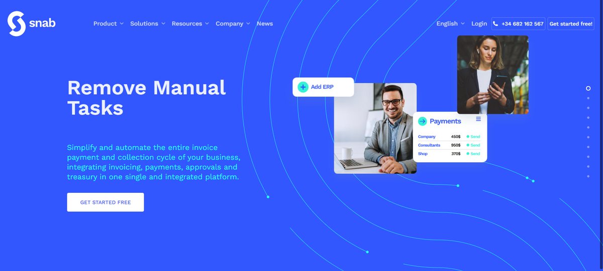 Finovate's tweet photo. Spanish payments platform Snab raises $1.2 million (€1.1 million) funding round. https://t.co/hcVBeeiJmR https://t.co/lDPF6nZIob