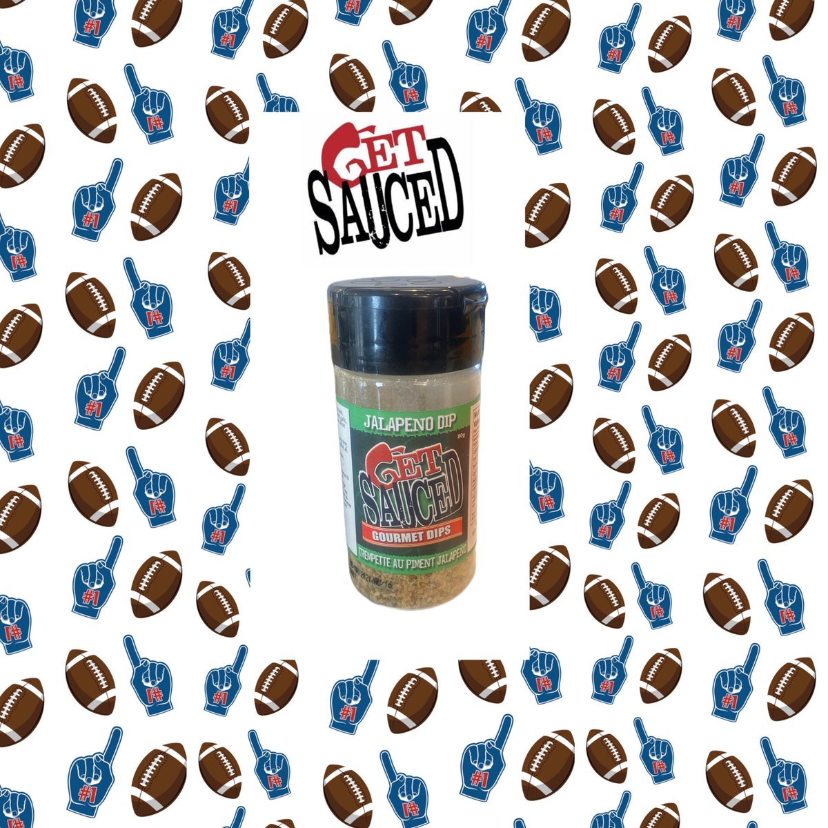 Get ready for game day with your favourite Get Sauced dip mix! #dipmix #GetSauced #glutenfree #yeglocal #bbqsauce #hotsauce #jalapeño #gamedayready #SuperBowlSnacks #SuperBowlLVII