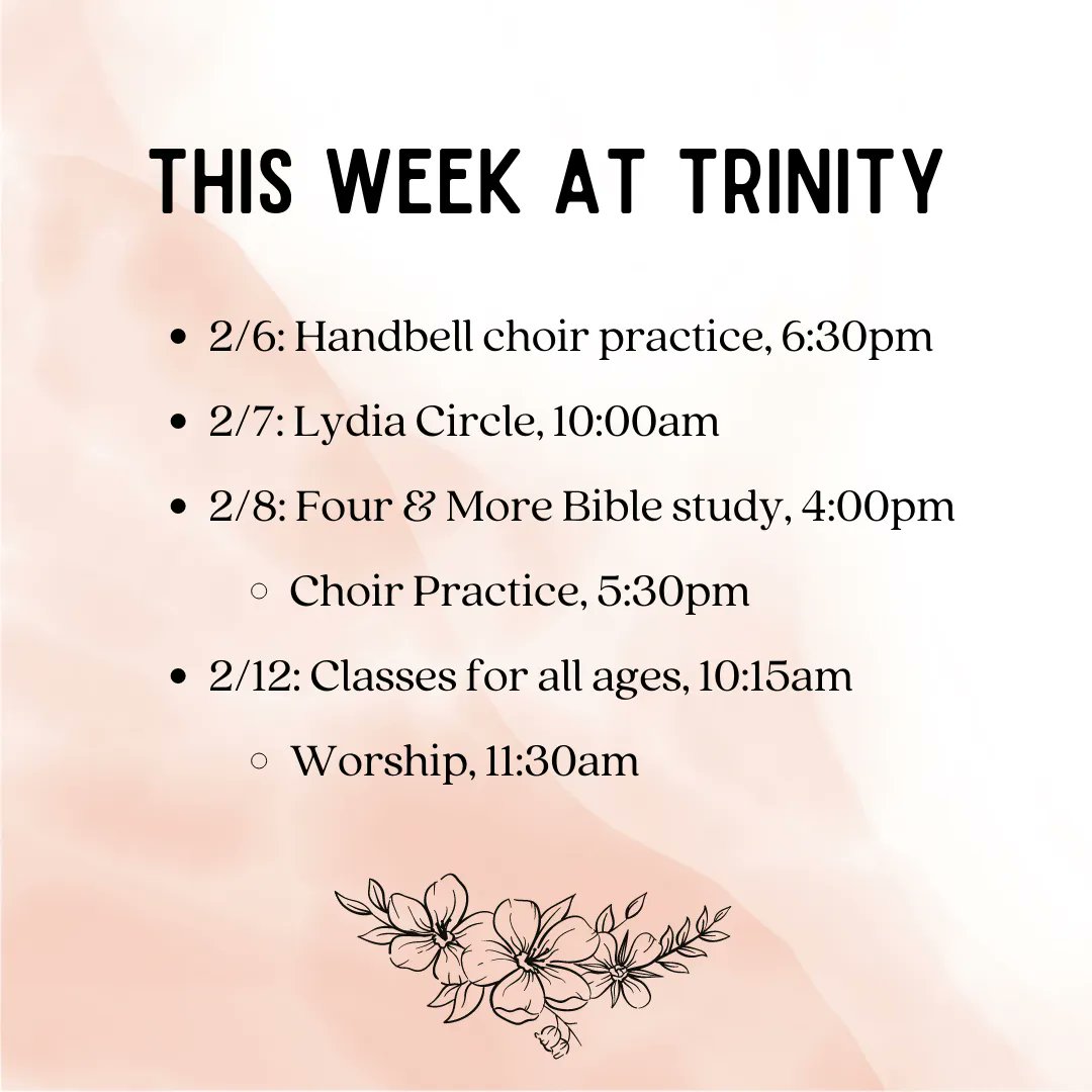 trinitysgfpcusa's tweet image. Get involved this week at Trinity by joining us for study, making music, and worship! Find info on all our events here: trinityspringfieldpcusa.org/calendar