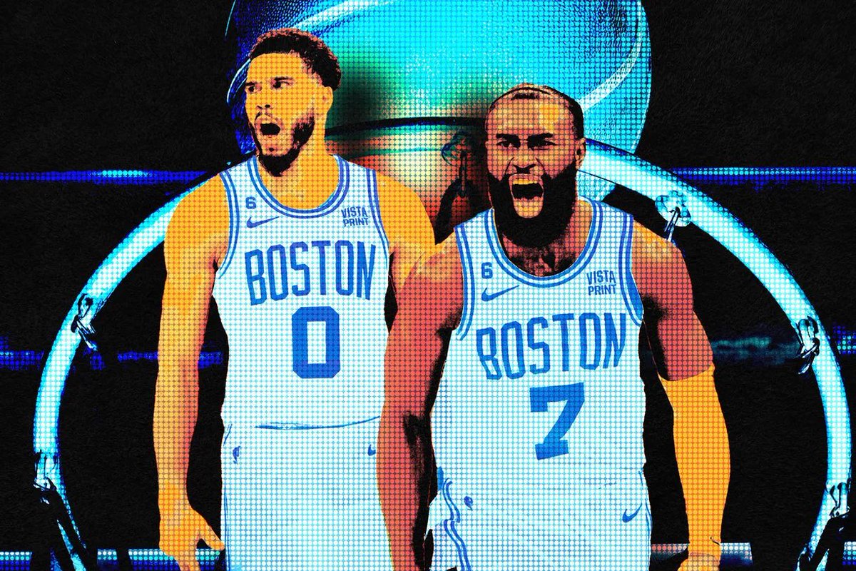 DTram87's tweet photo. Any Celtics fans who aren’t ride or die with the Jays at this point should be permanently exiled and/or banned from New England.

Please consider retweeting if you agree.

(cc: @FCHWPO @jaytatum0) https://t.co/8imEZdYivm