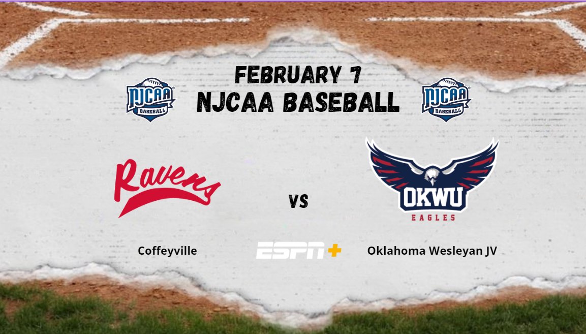 NJCAA Region 19 (@njcaaregion) on Twitter photo Coffeyville π Oklahoma Wesleyan JV
π Tuesday., Feb., 07nd
β°2:00 PM
πΊ bit.ly/njcaaorgnetwork
<a href="/OKWUeagles_BSB/">Oklahoma Wesleyan Baseball</a> <a href="/OKWUeagles/">OKWU Eagles Athletics</a>
<a href="/jacksonhatcher5/">jacksonhatcher</a> <a href="/EvanBigballer/">Evan McClendon</a>
<a href="/wyattagardner/">Wyatt Gardner</a> <a href="/ZachariahRay3/">Zachariah Ray</a>
@ColtonKOFGuru <a href="/itscoachsmith/">Nigel Smith</a> Coffeyville π Oklahoma Wesleyan JV
π Tuesday., Feb., 07nd
β°2:00 PM
πΊ bit.ly/njcaaorgnetwork
<a href="/OKWUeagles_BSB/">Oklahoma Wesleyan Baseball</a> <a href="/OKWUeagles/">OKWU Eagles Athletics</a>
<a href="/jacksonhatcher5/">jacksonhatcher</a> <a href="/EvanBigballer/">Evan McClendon</a>
<a href="/wyattagardner/">Wyatt Gardner</a> <a href="/ZachariahRay3/">Zachariah Ray</a>
@ColtonKOFGuru <a href="/itscoachsmith/">Nigel Smith</a>
