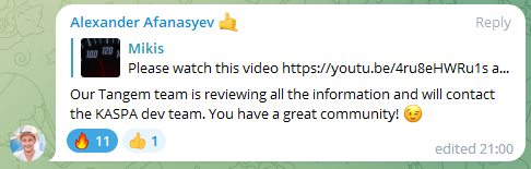 KaspaCrypto's tweet photo. Seems like $KAS is going to get the @Tangem integration even before the @Ledger :) Check the wallet btw, I'm not the most knowledgeable person when it comes to HW wallets, but Tangem looks solid af, if not outright revolutionary in the area. The best pair for #Kaspa, as for me :) https://t.co/KzvdUDuuad